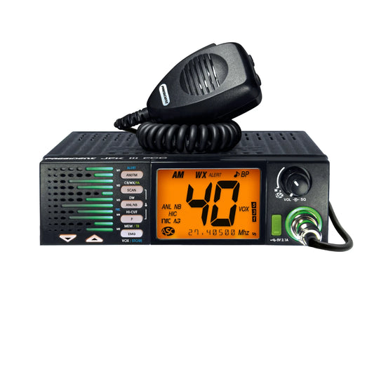 President JFK III CB Radio - OEM truck size to fit into a semi's cubby hole or overhead