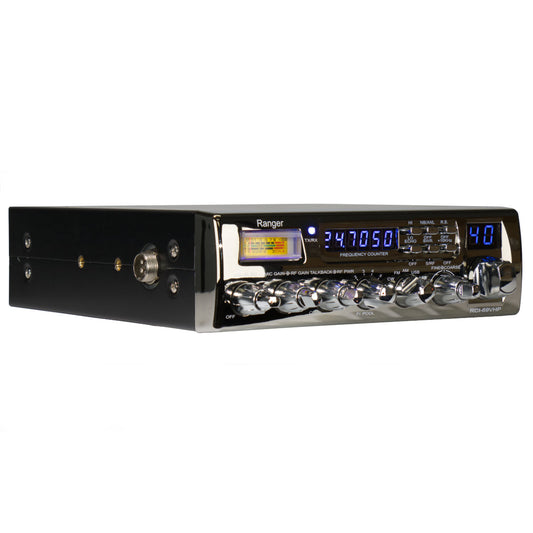 Ranger RCI-69VHP 10 Meter Radio w Single SideBand and Chrome Faceplate