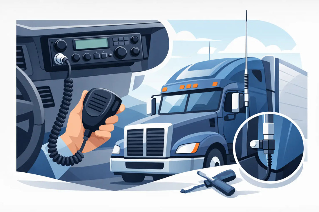 How to Mount a Truck CB for a Clean Install