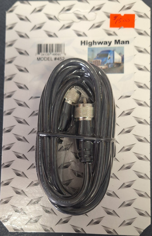 Cb antenna coax 9 ft.