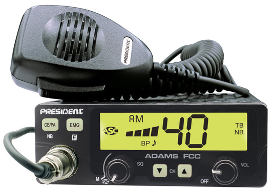 President ADAMS Compact Radio with Large LCD Screen