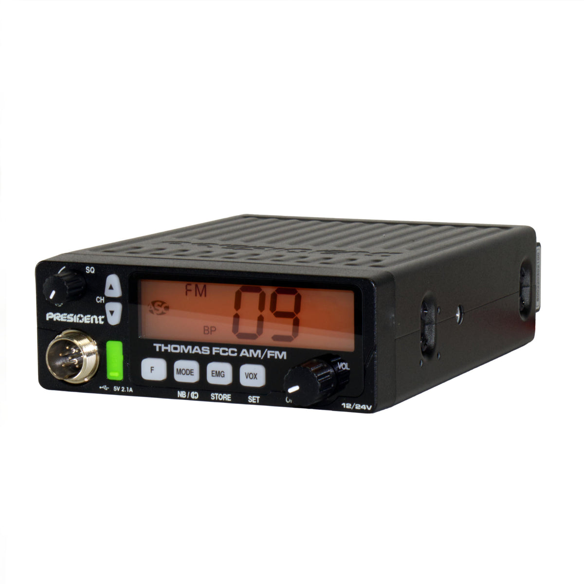 President Thomas FCC AM FM CB Radio - the First FM mode CB Radio