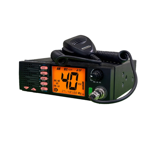 President JFK III CB Radio - OEM truck size to fit into a semi's cubby hole or overhead